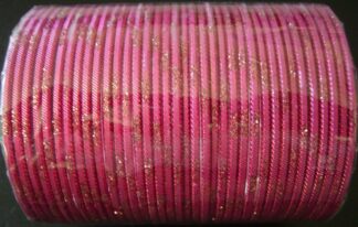 Fancy Metal Bangles (BANB 34 - Pink)