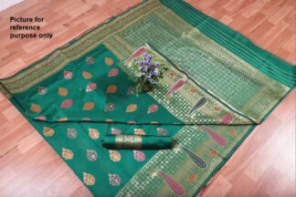 Soft Silk Saree #KVI 006 (Green)