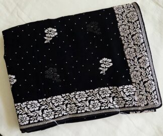 Fancy Saree #SIH 005 (Black)