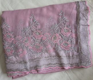 Fancy Saree #SIH 010 (Baby Pink)