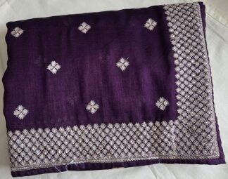 Fancy Saree #SIH 011 (Deep Purple)
