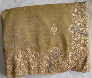 Fancy Saree #SIH 013 (Mustard Yellow)