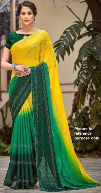 Shaded Chiffon Saree #YNF 004