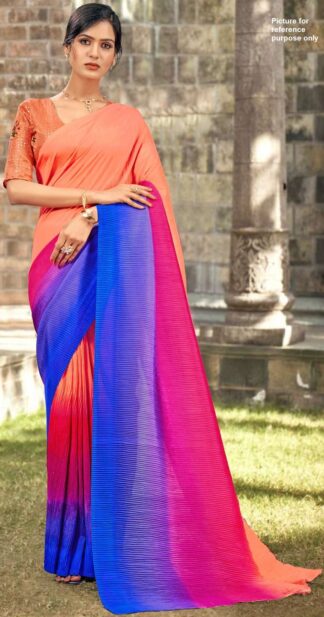 Accordion Pleated Fancy Saree #YNF 053