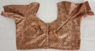 Gold and Copper Saree Blouse - (#BL135)