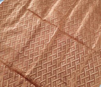 Brocade Saree Blouse Material #SBM 07 (Copper & Gold)