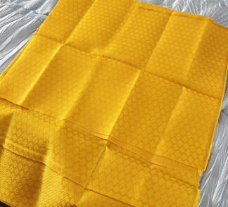 Brocade Saree Blouse Material #SBM 13 (Yellow)